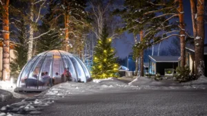 Glamping namiot sferyczny